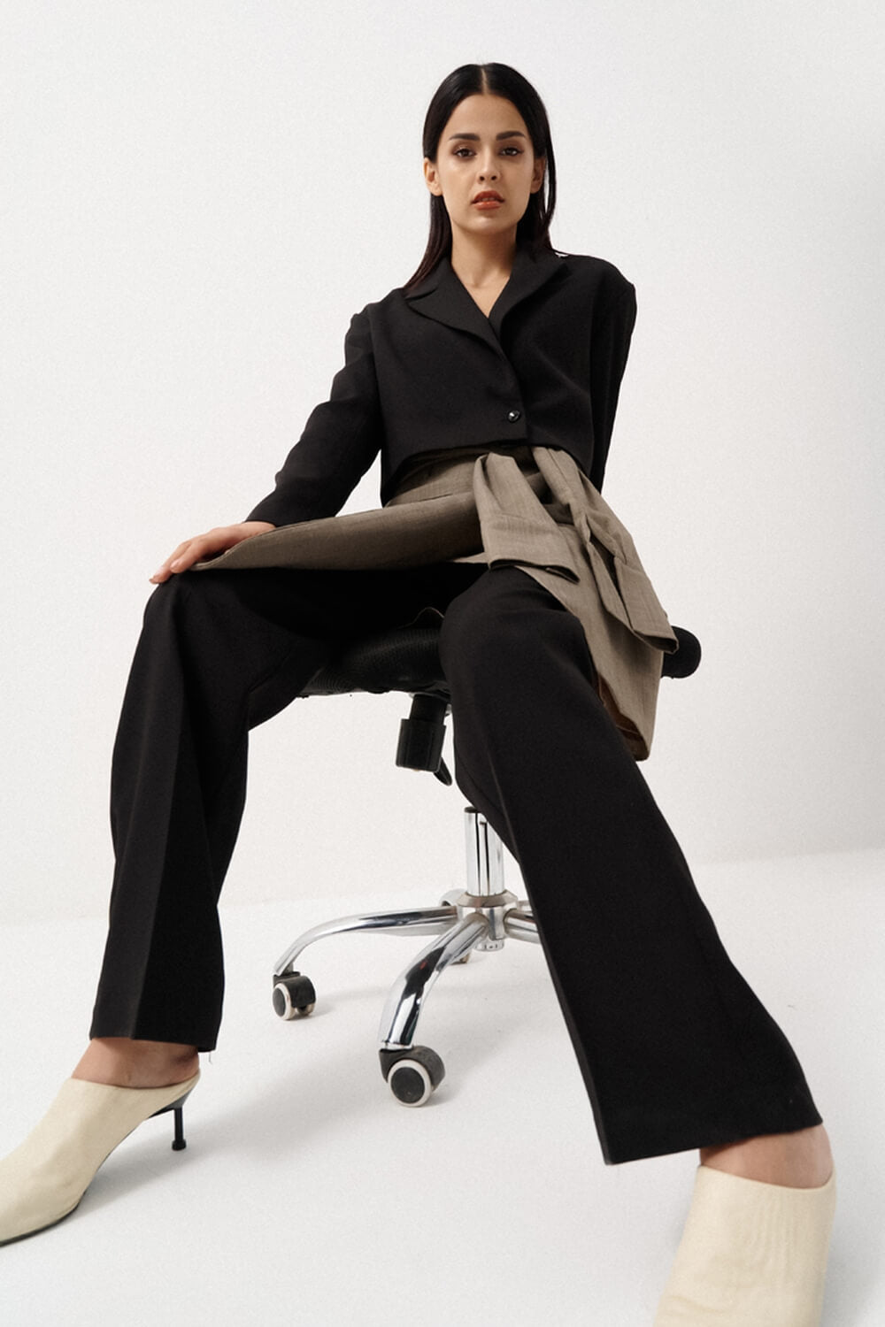 Neeson Peak Lapel Blazer