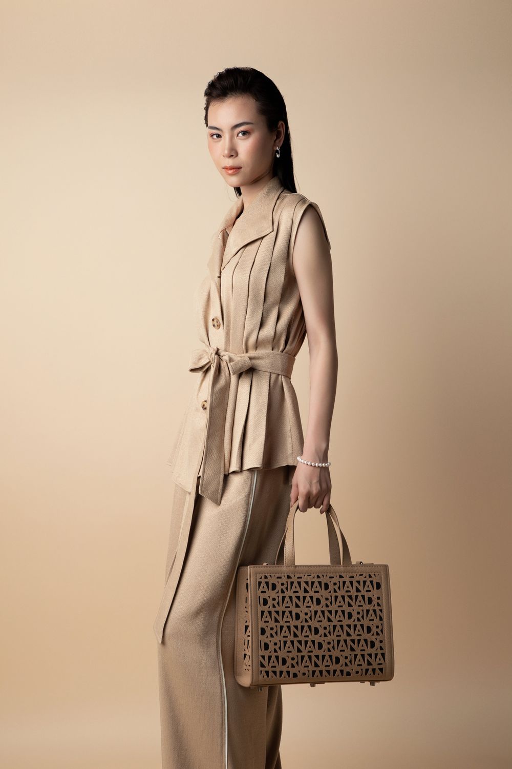 Marina Straight Sleeveless Wool Top