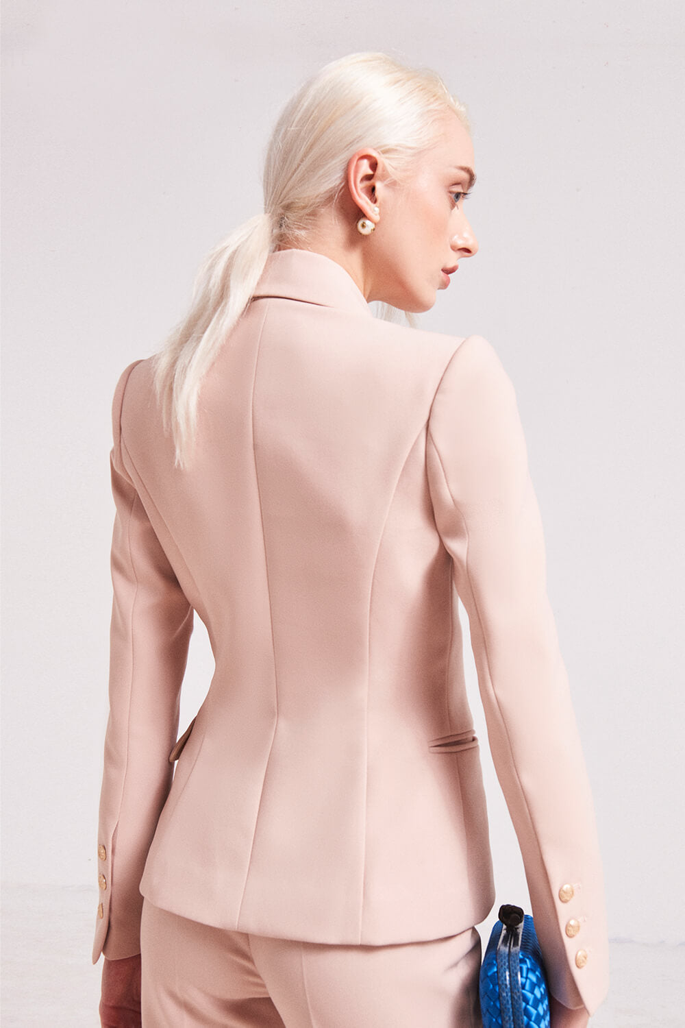 Drogo Fitted Double-Breasted Blazer