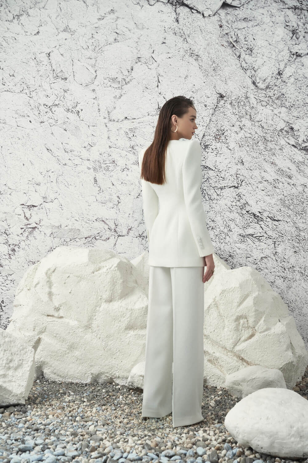 Gouery Collarless Blazer