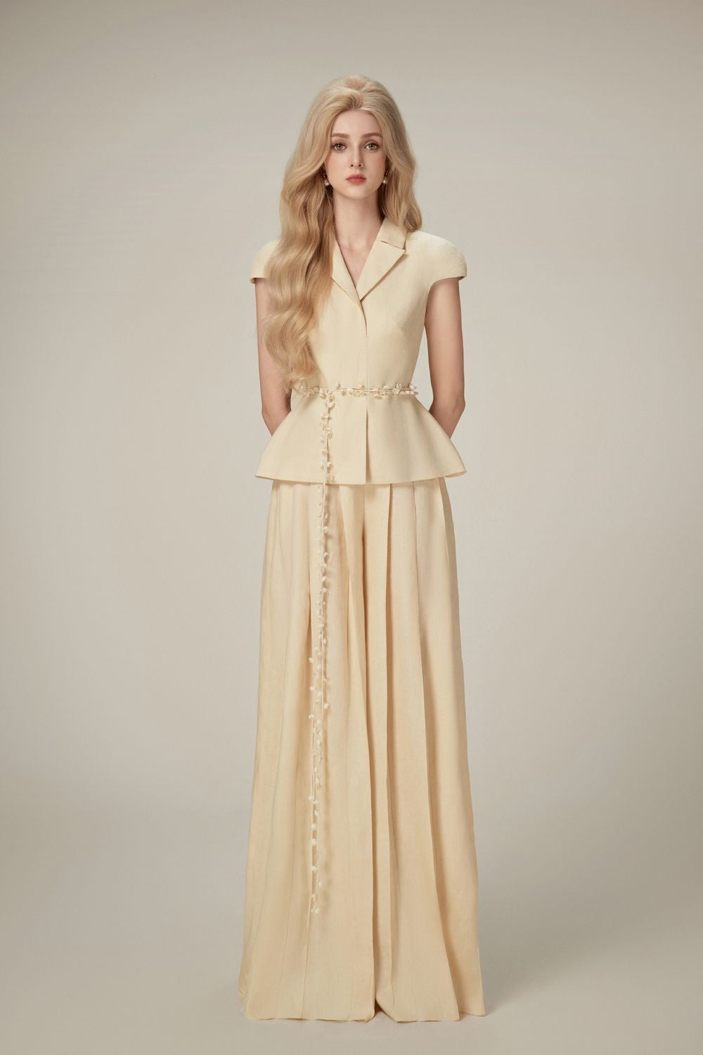 Linen Convallaria Blazer