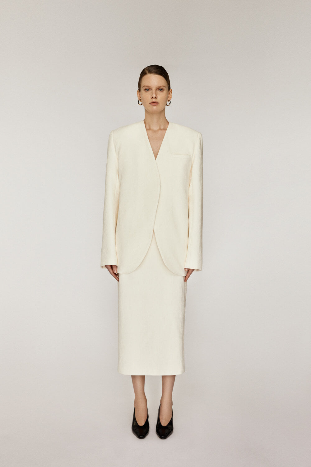 Fie Collarless Blazer