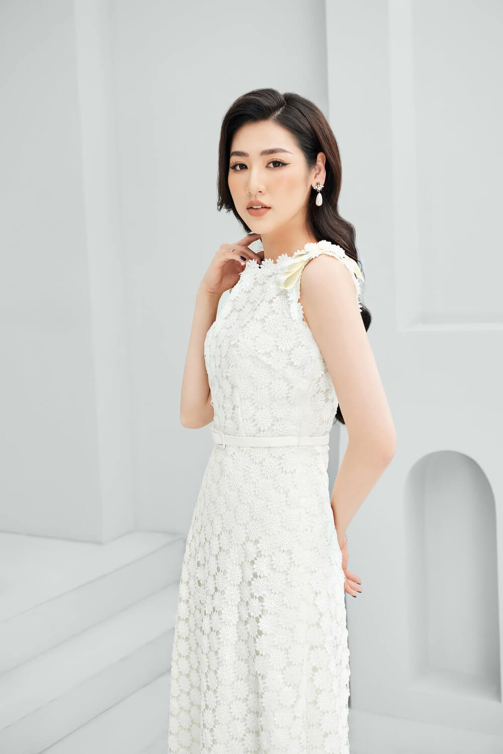 Lily Boat Neck Dress