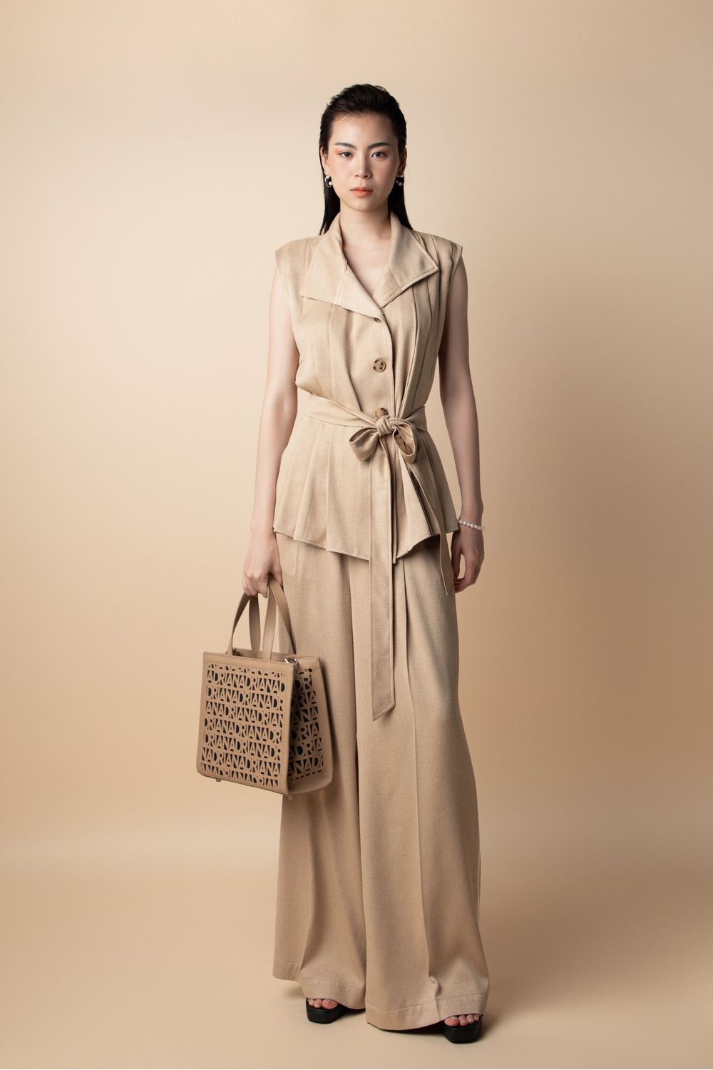 Marina Straight Sleeveless Wool Top