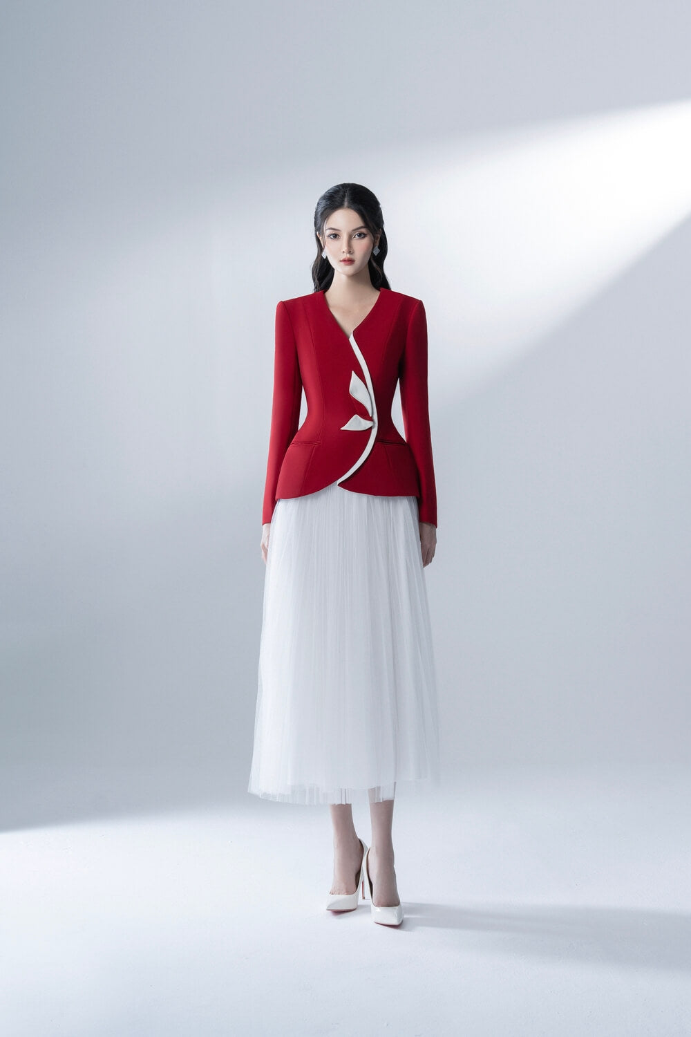 Ameliorative Curved Flaps Blazer