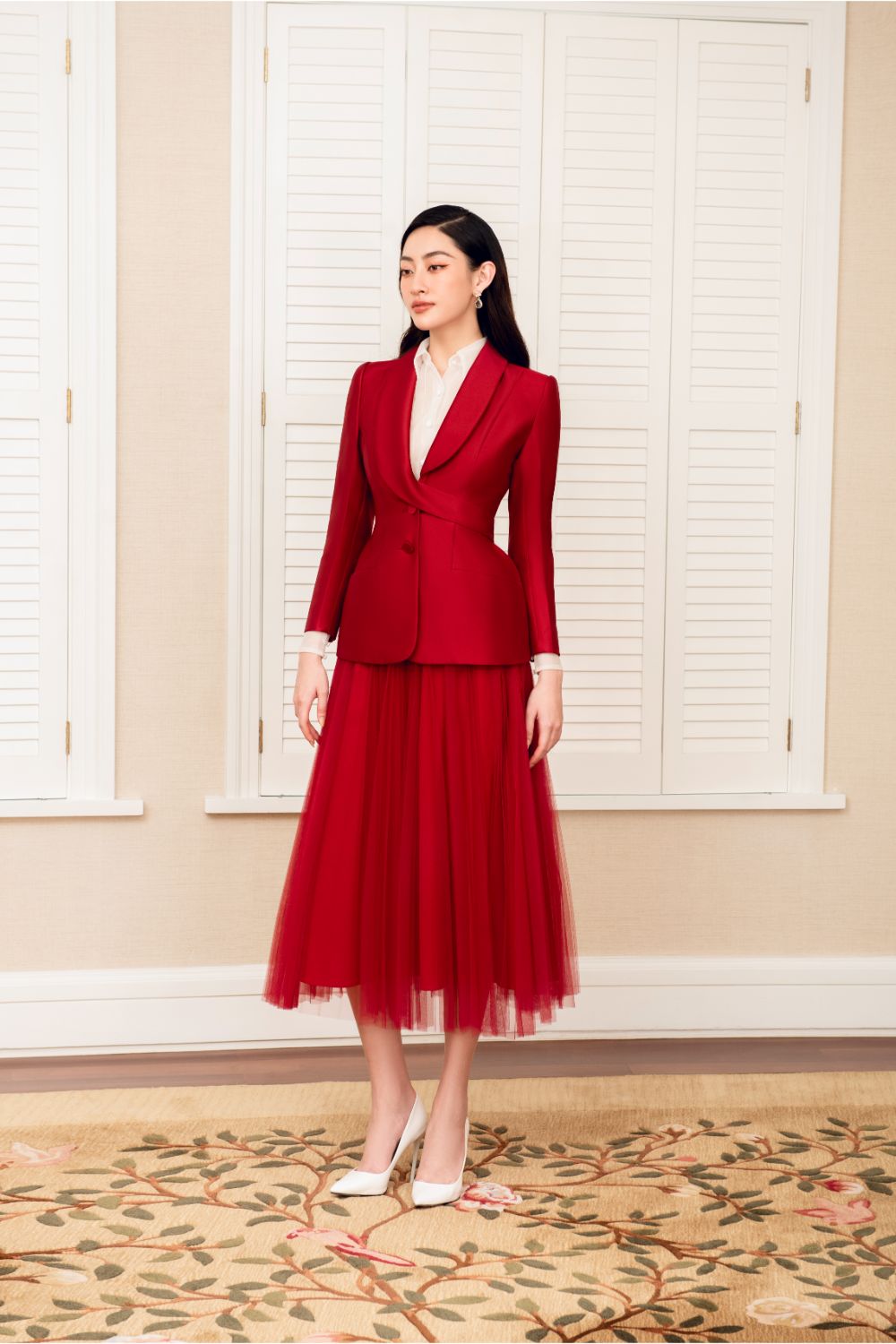 Gad Fitted Waist Blazer