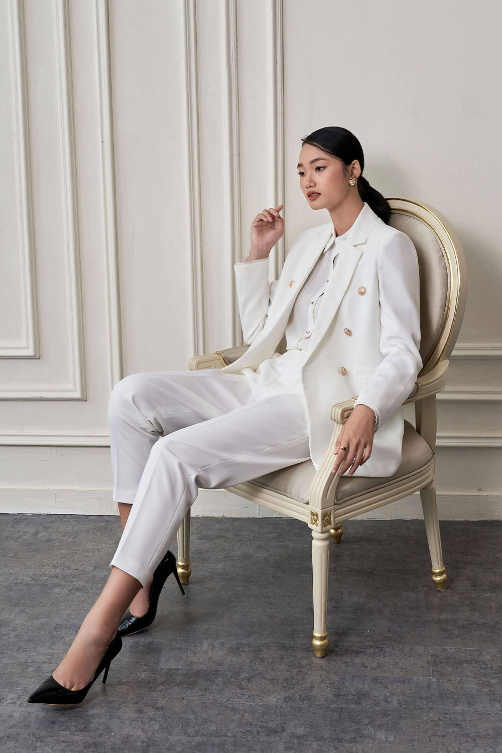 Greed Double-Breasted Blazer