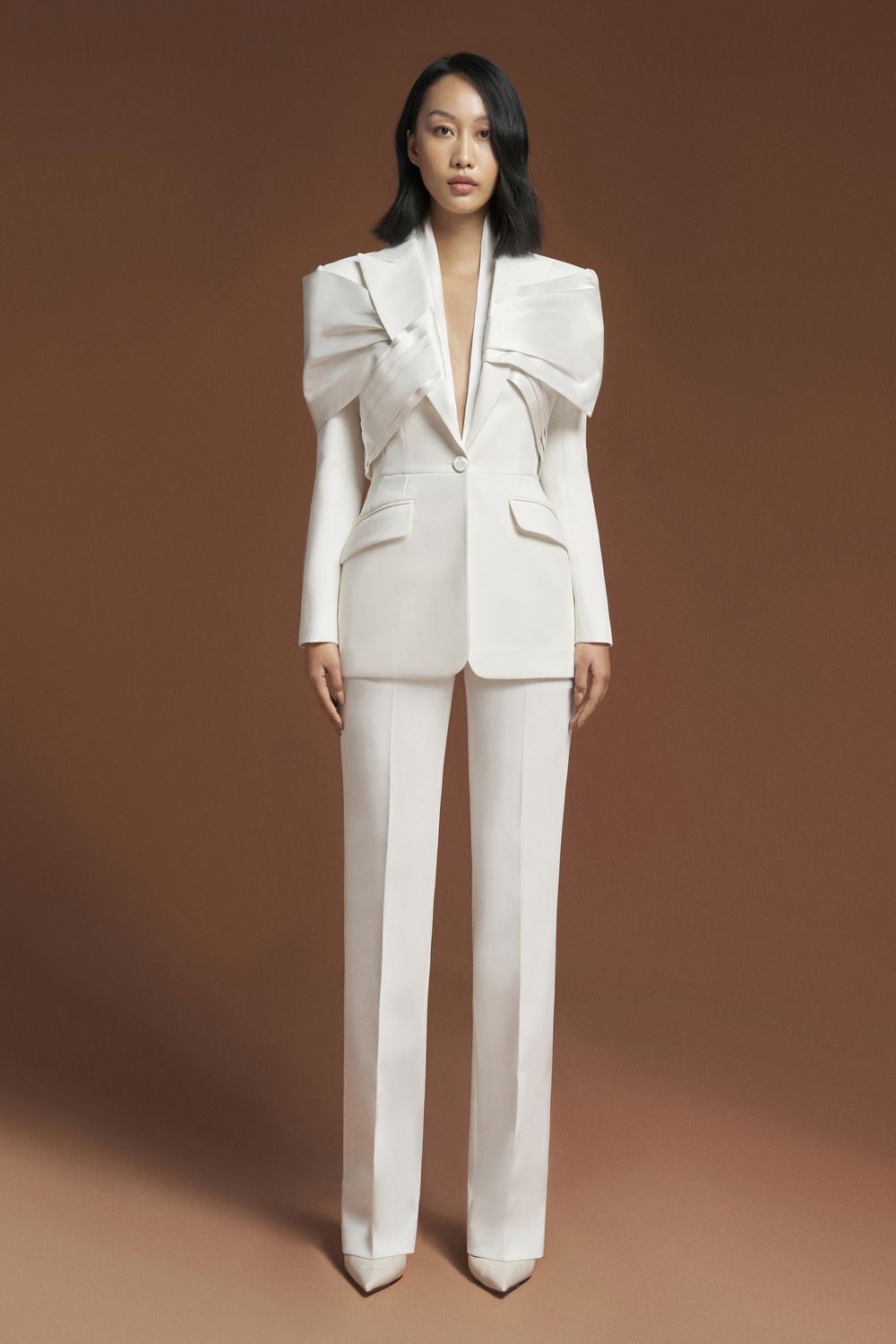 Crawly Draped Blazer