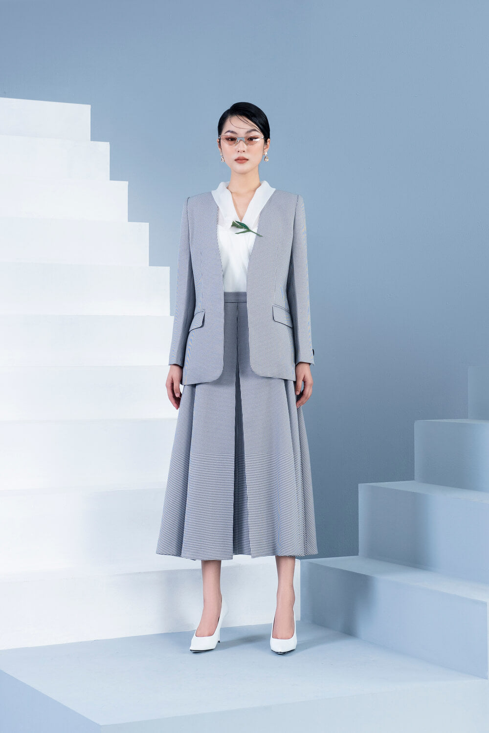 Xavia Collarless Blazer