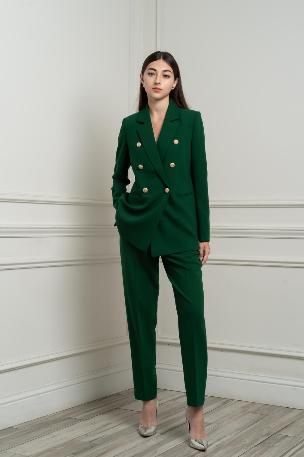 Leon Double-Breasted Blazer