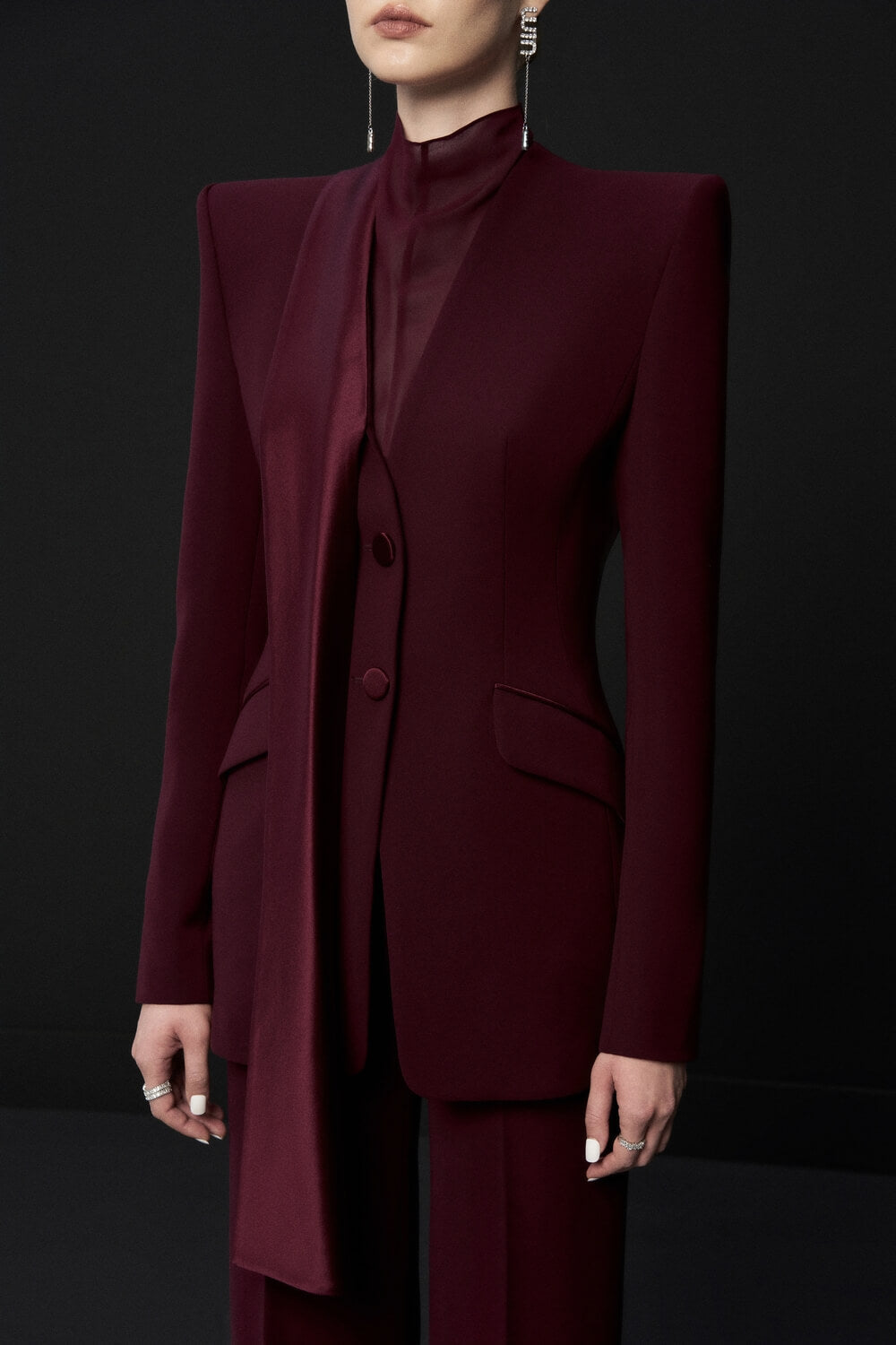 Cara Lapelless Blazer