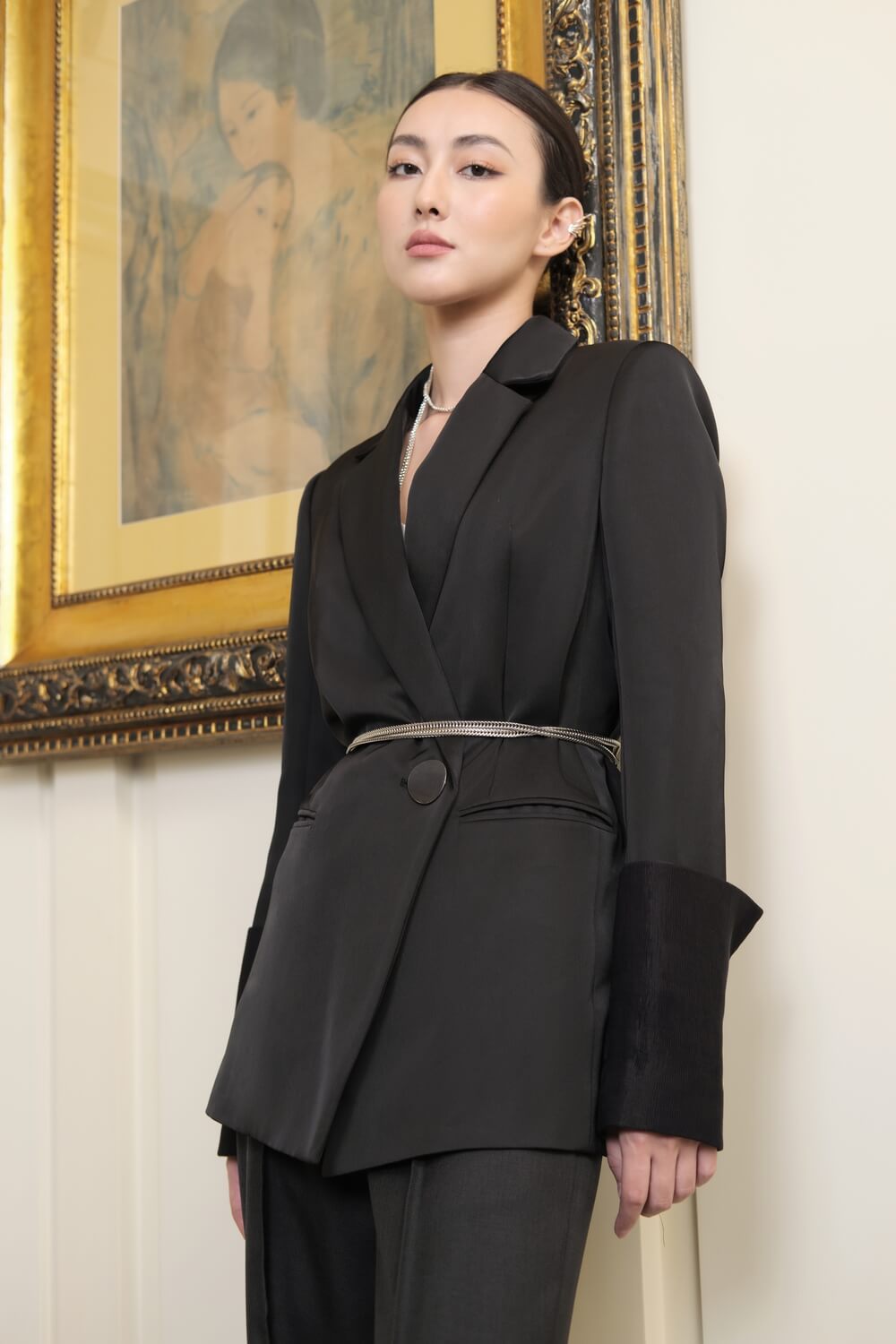 Spencer Notched Lapel Blazer