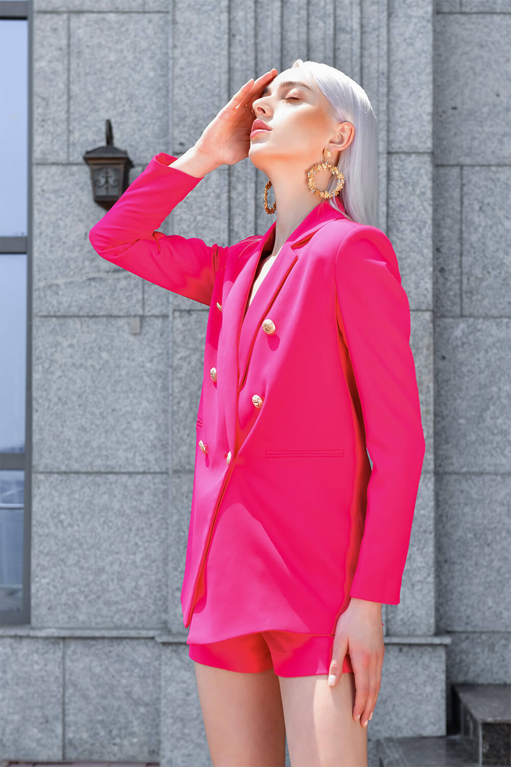 Leon Double-Breasted Blazer