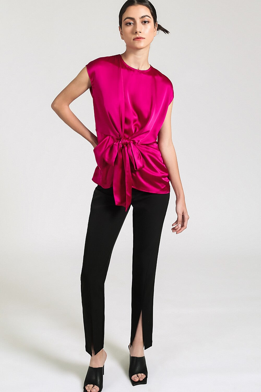 Halle Round Neck Top