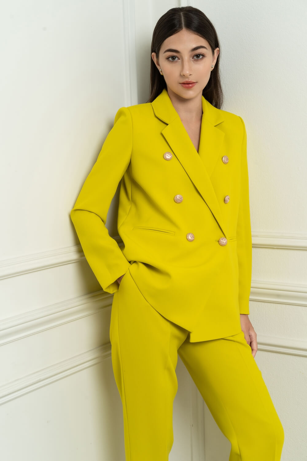 Leon Double-Breasted Blazer