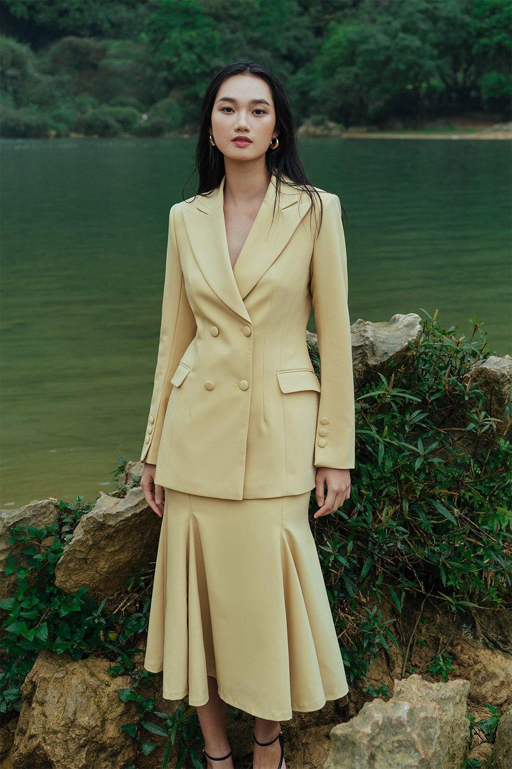 Airy Double Suit Jacket