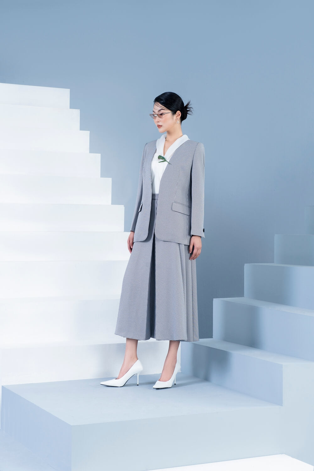 Xavia Collarless Blazer