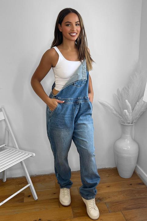 Cotton Denim Cropped Length Capri Jeans