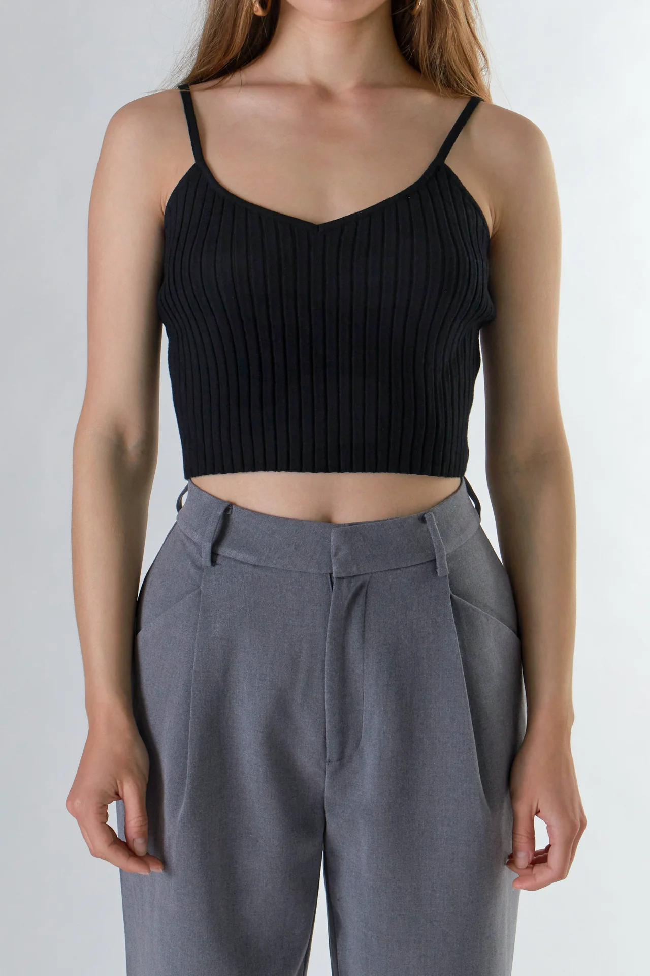 Knit Cami Crop Top