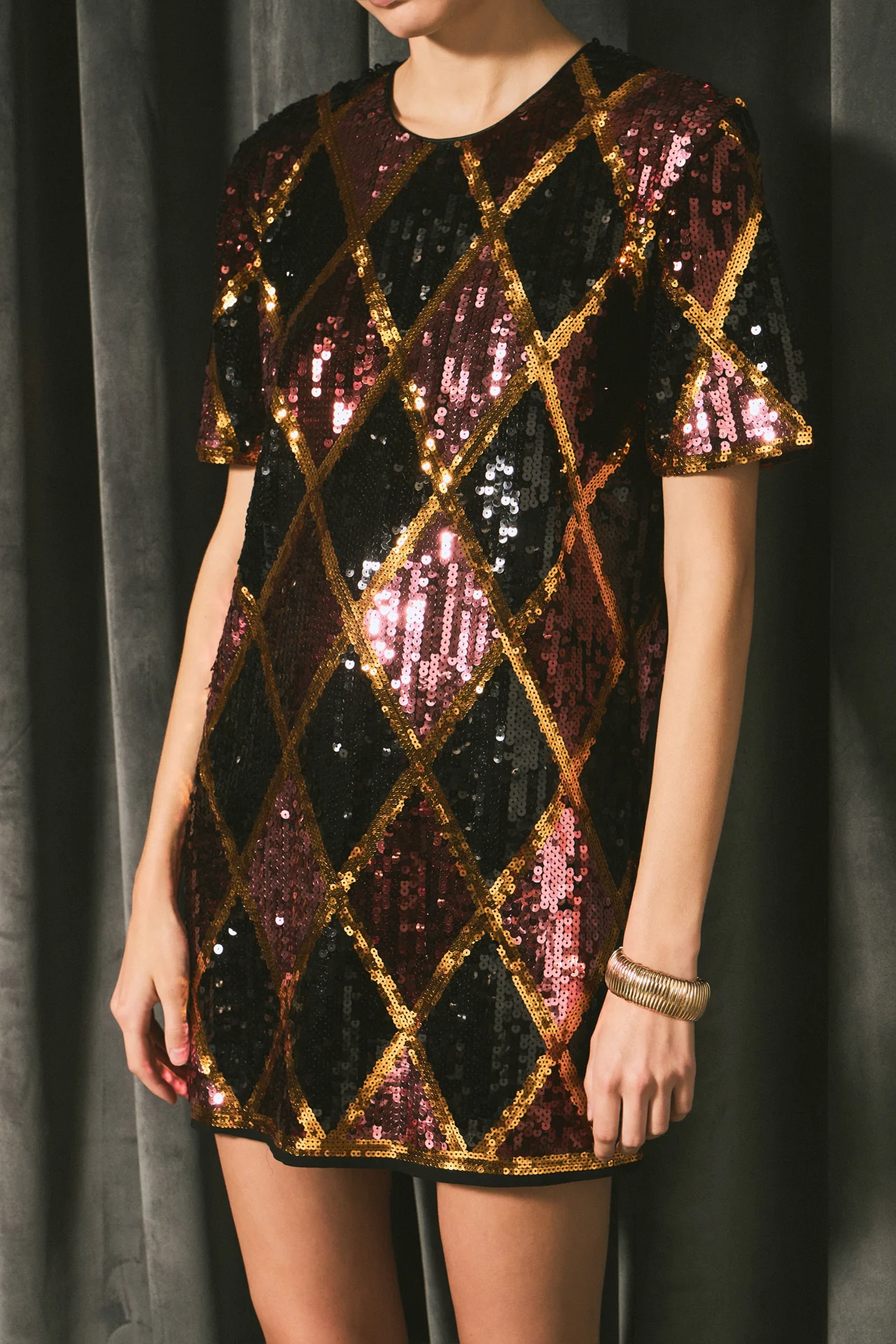 Sequins Mini Dress