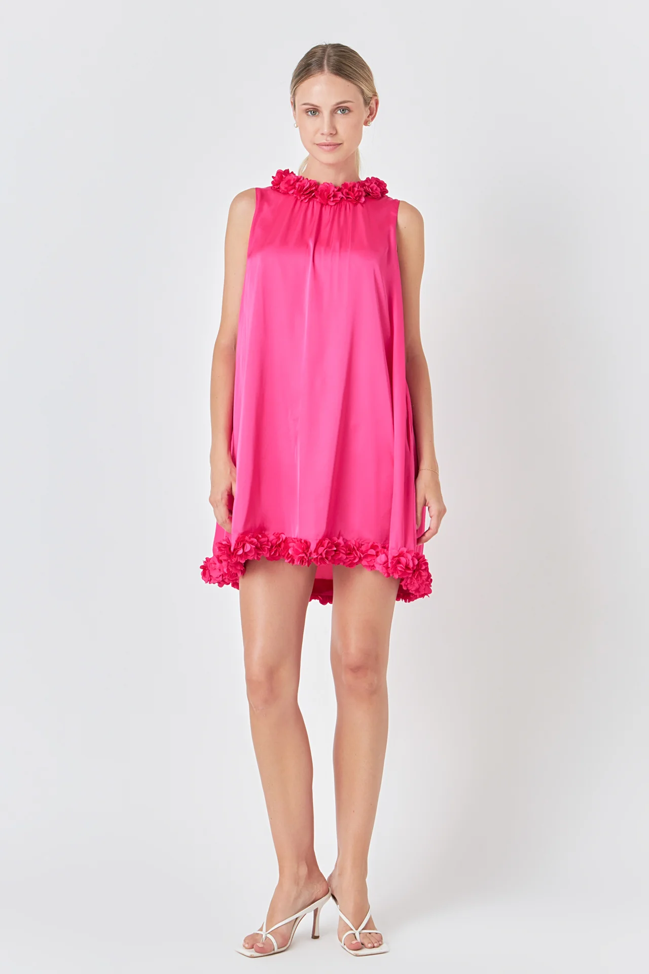 Rosette Mini Dress