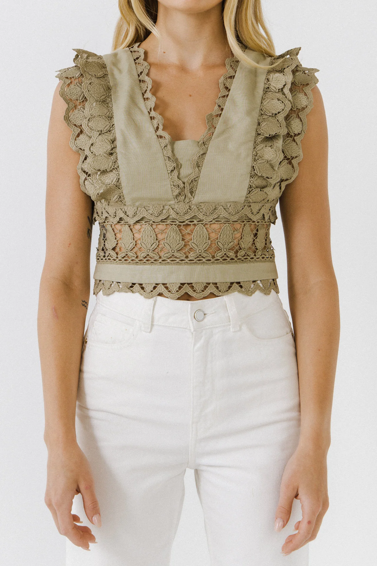 Crochet Lace Crop Top