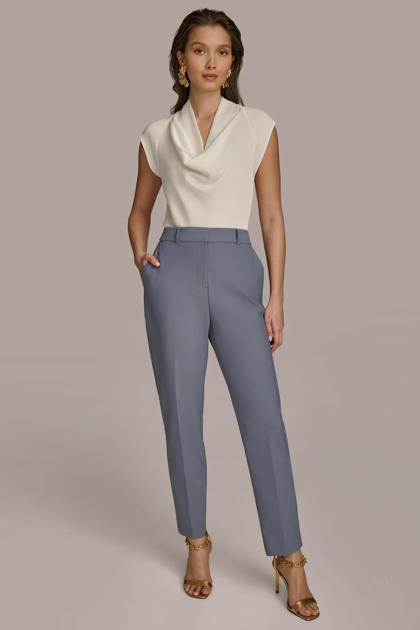 FLAT FRONT PANT