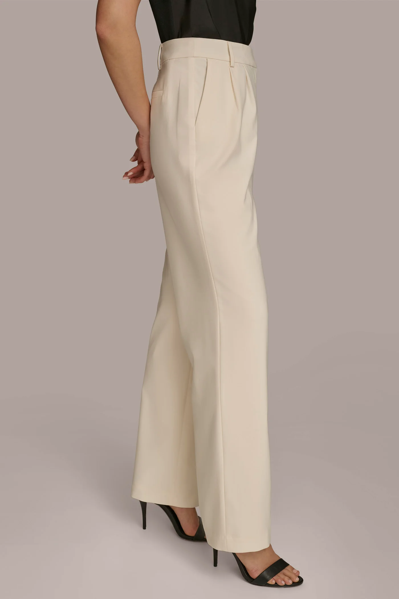 PLEATED WIDE LEG