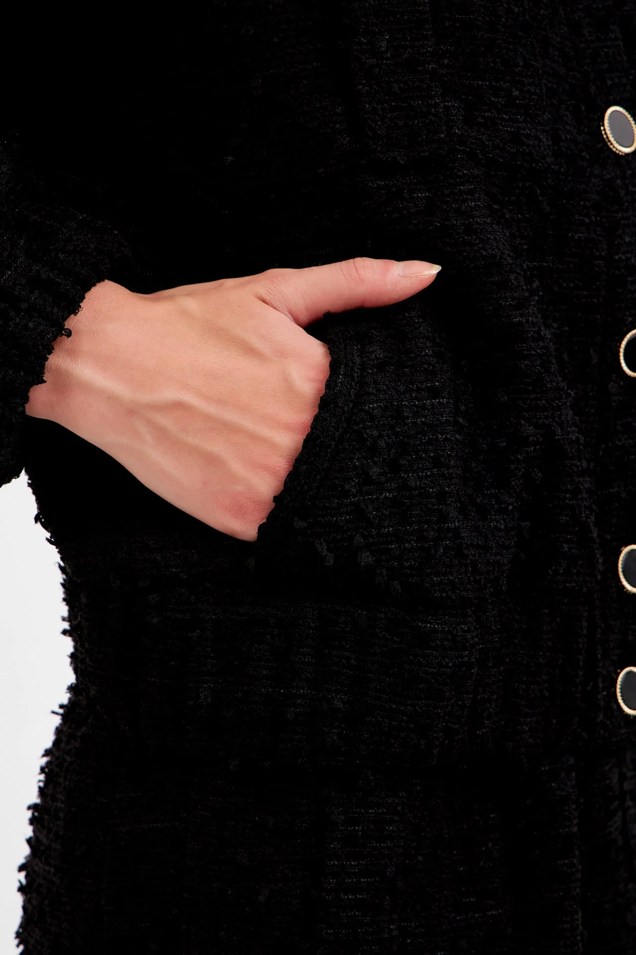 Double Pocket Tweed Jacket