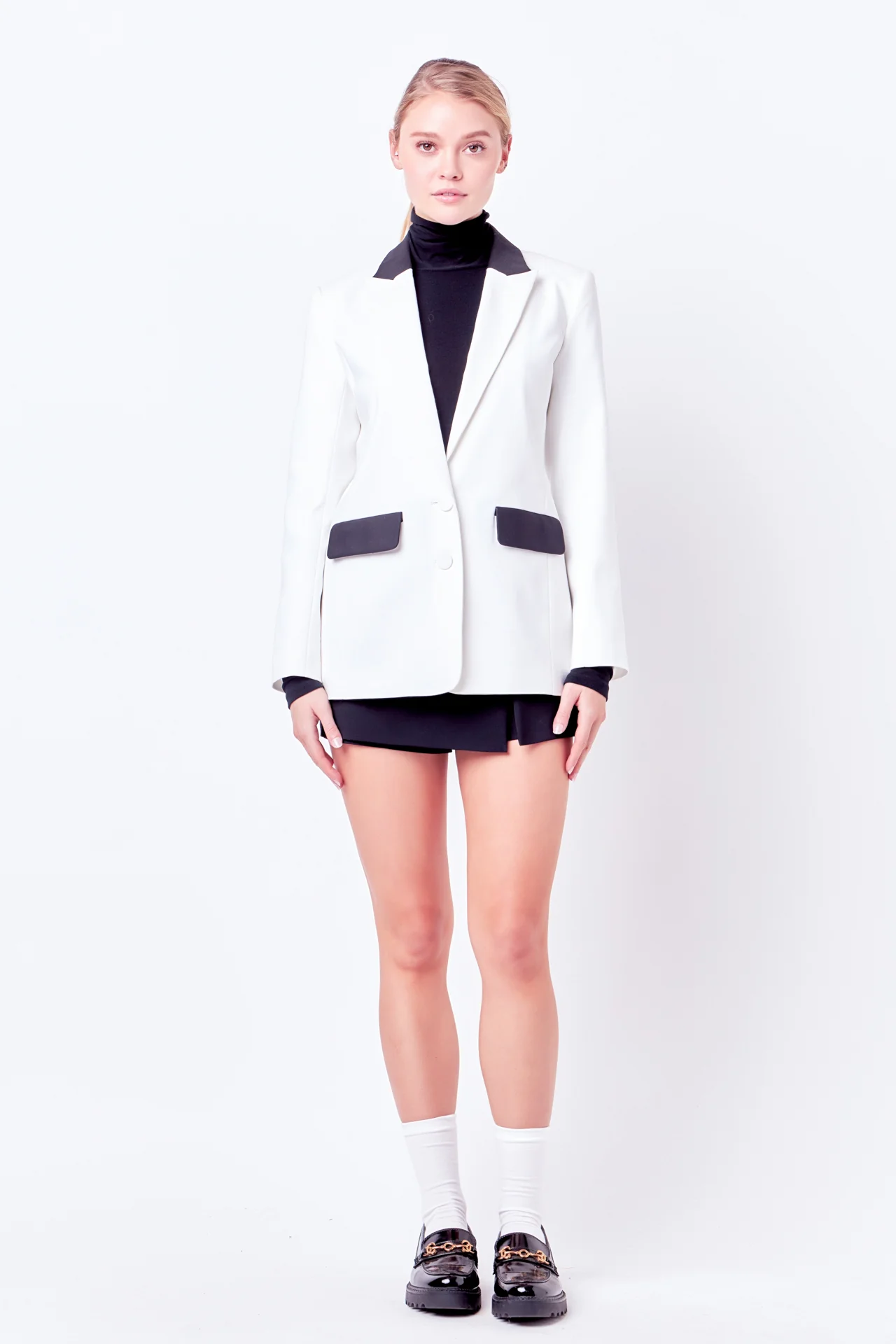 Color Block Blazer