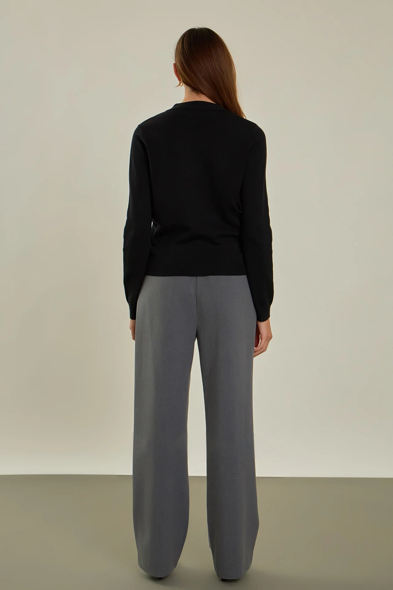 Knit Cardigan with Cross Over Buttons