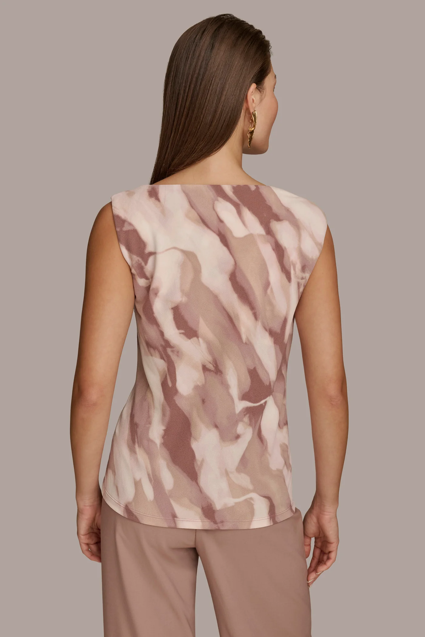 PRINT SHOULDER TWIST HARDWARE TOP