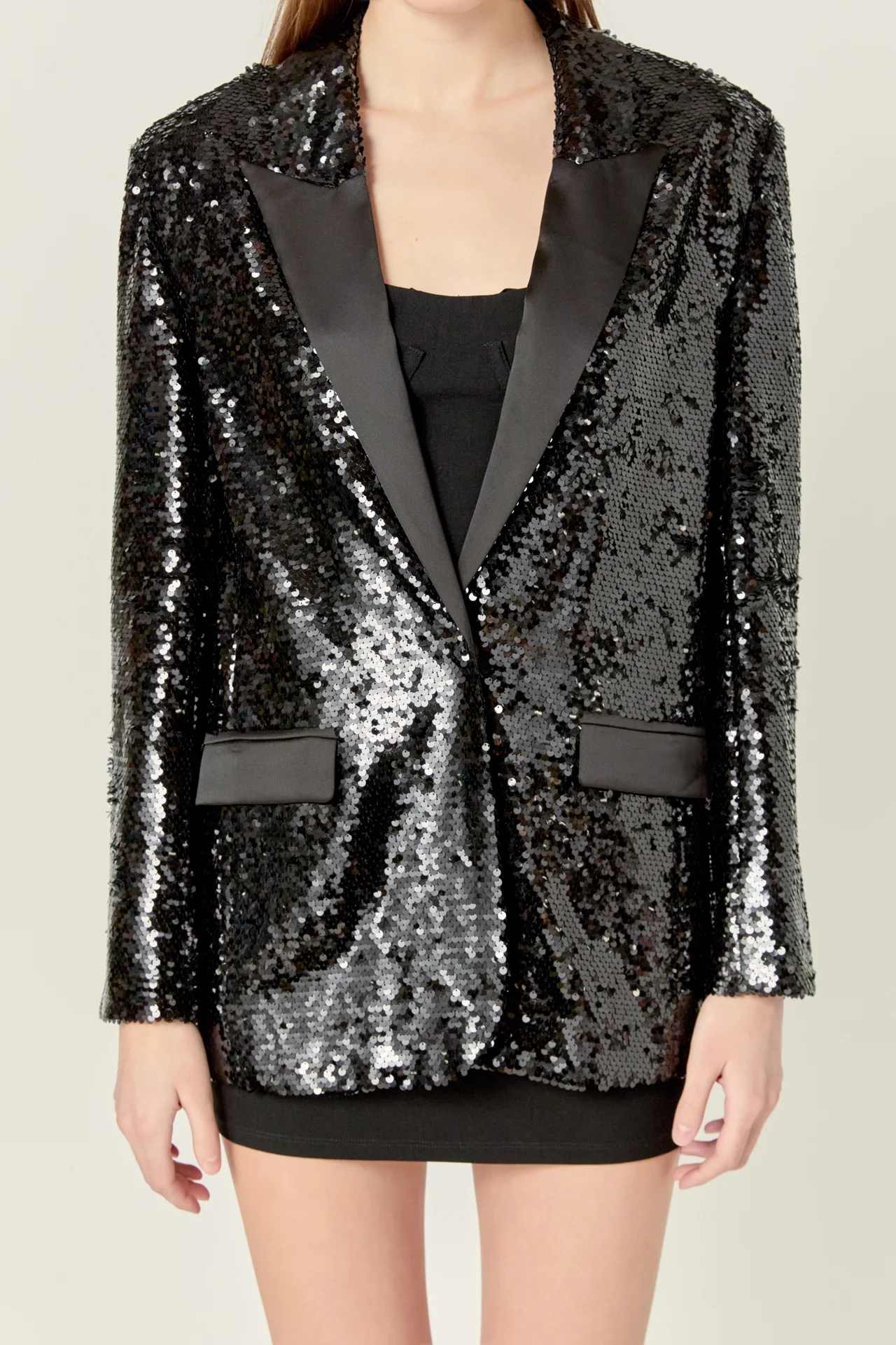 Sequin Oversized Jacket