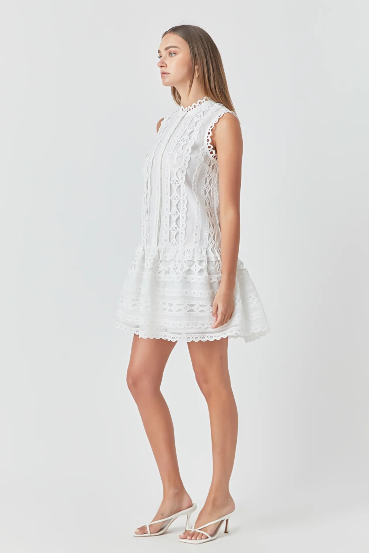 Crochet Mini Dress
