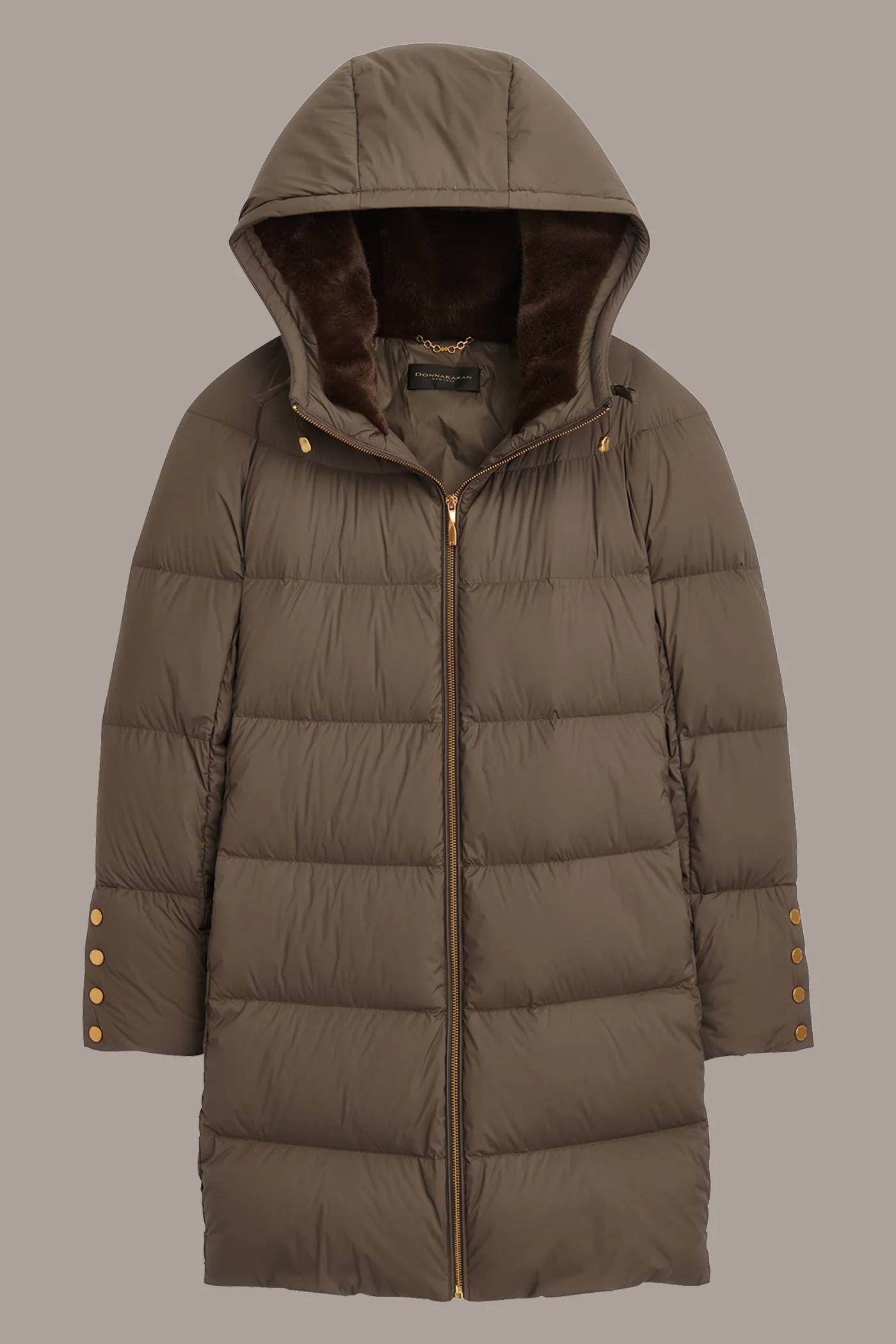 Long Hooded Down Filled Puffer Coat