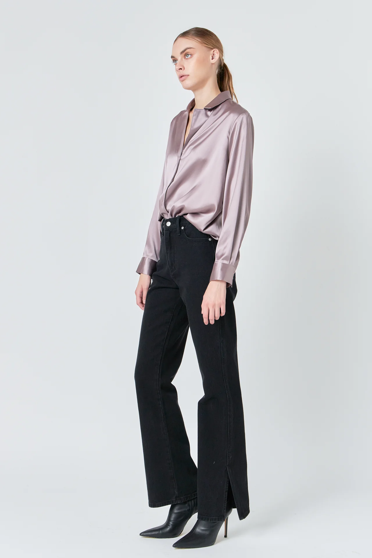 Classic Satin Over Shirt