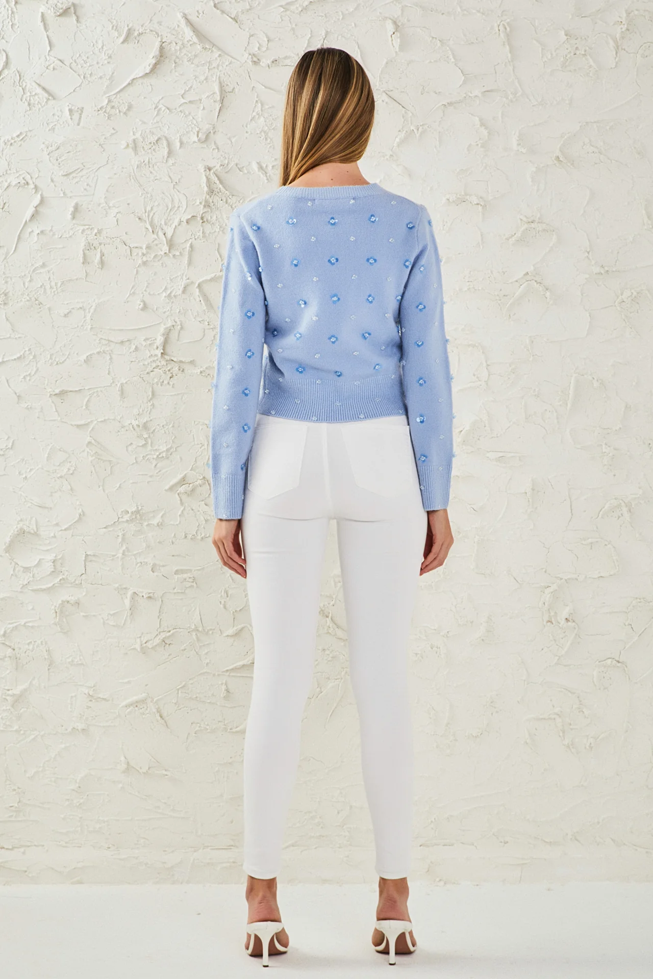 Sequin Embellished Cardigan