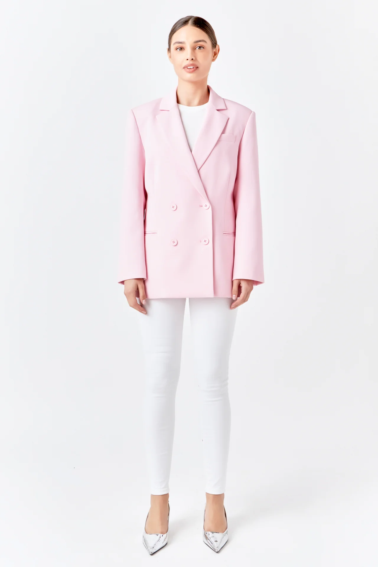 Double Breast Basic Blazer