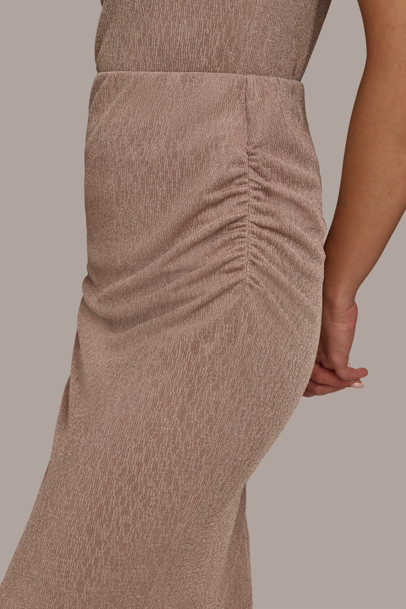 CRINKLE RUCHED SKIRT