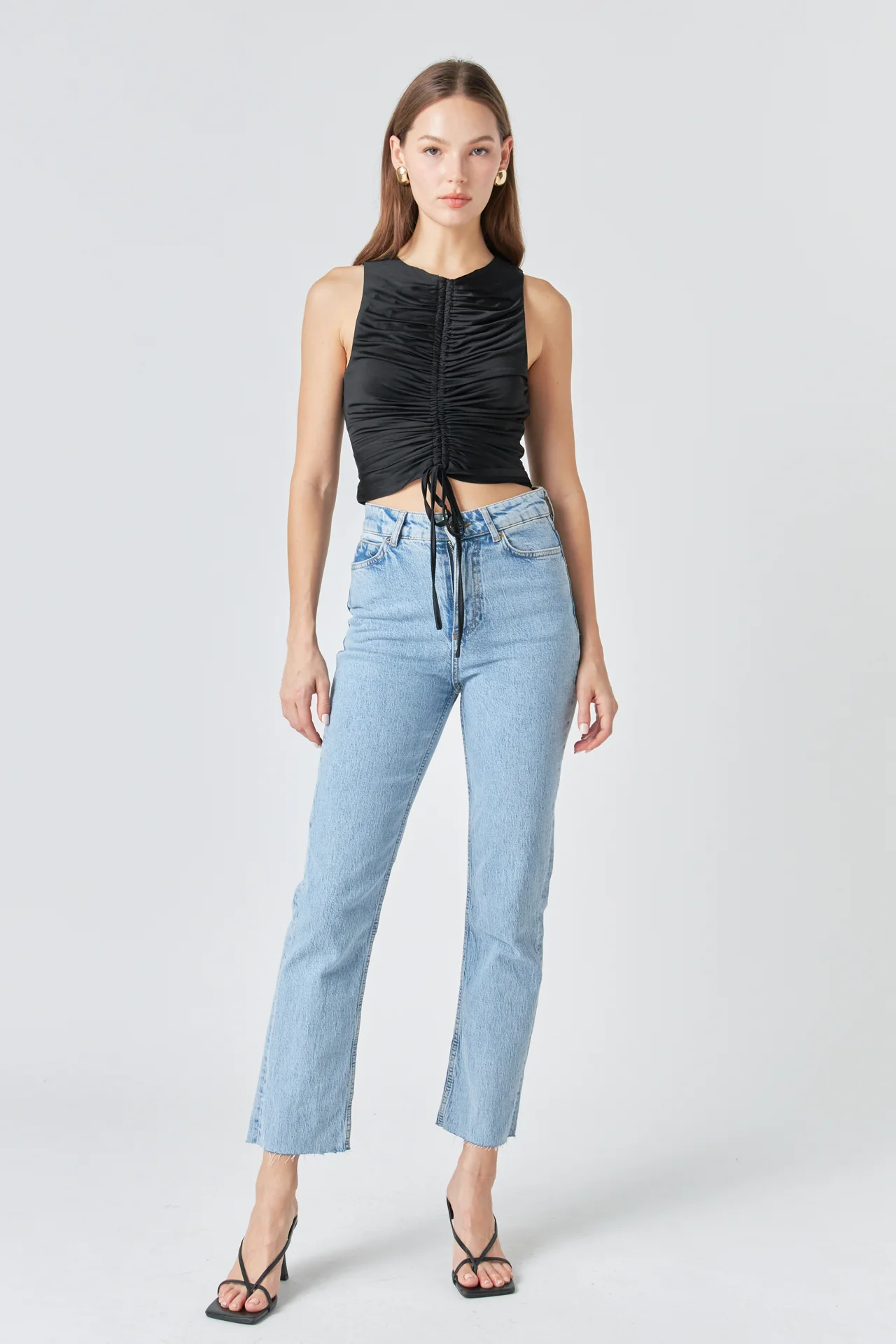 Stretch Ruched Tank Top