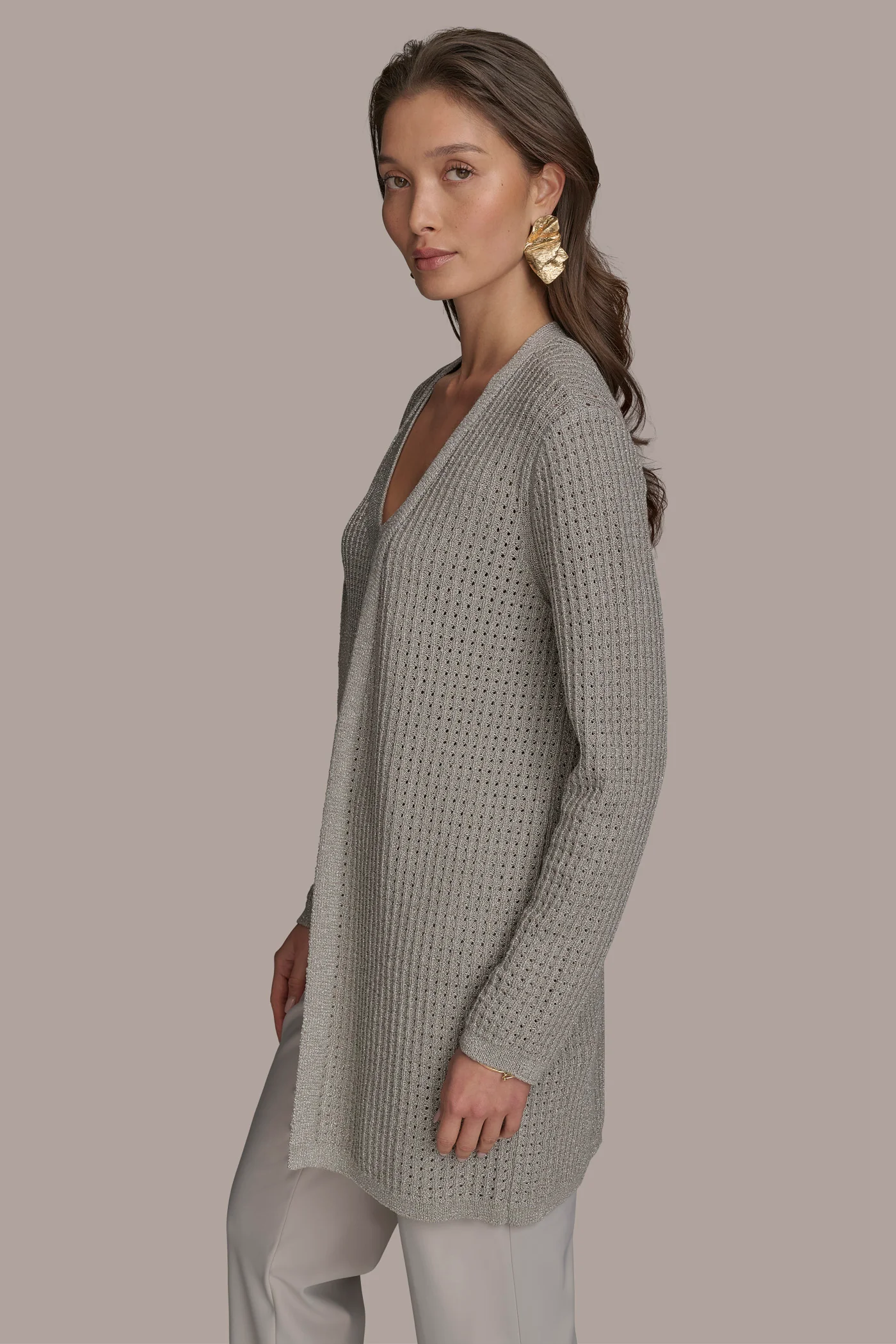 OPEN WEAVE TOP