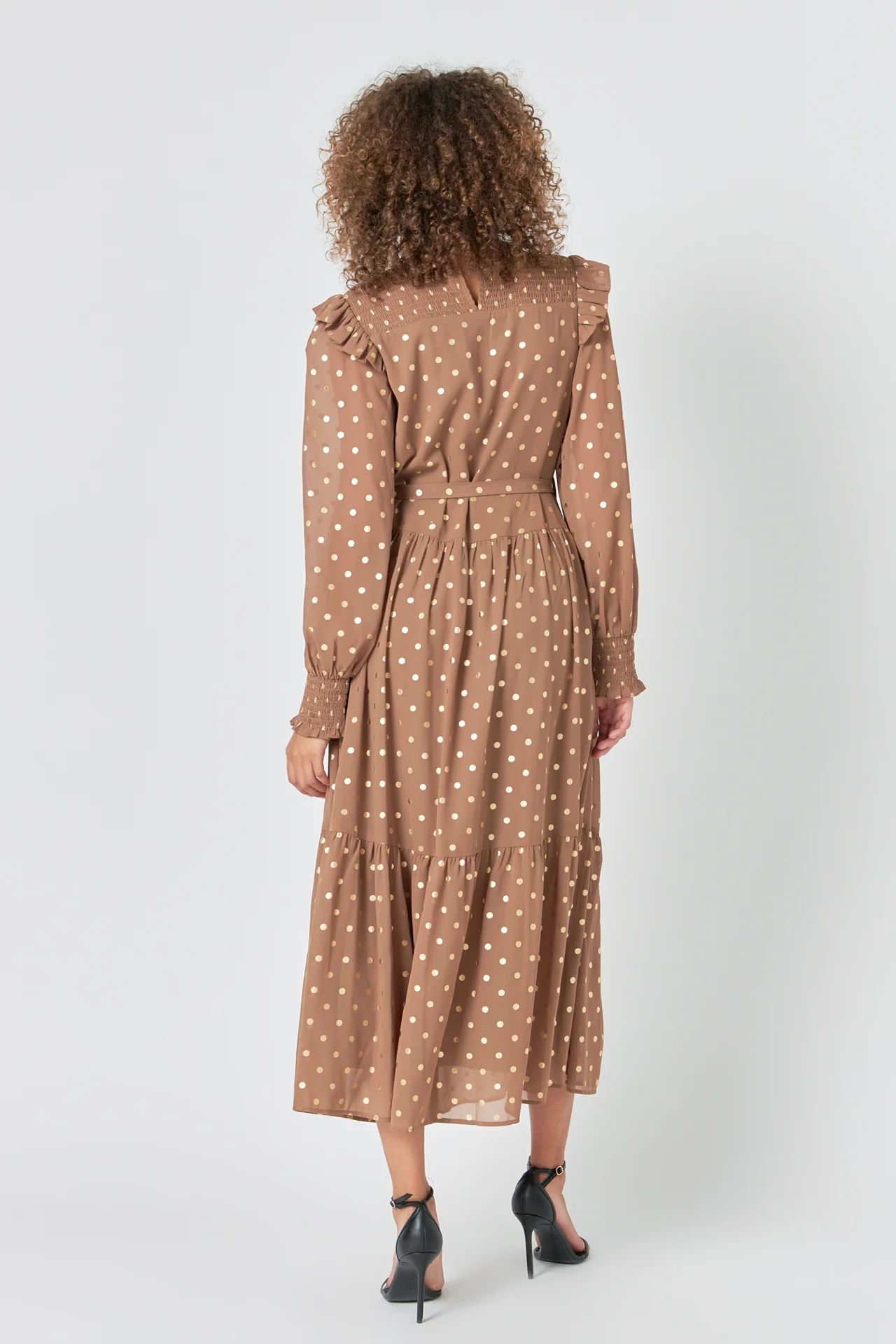 Polka Dot Maxi Dress