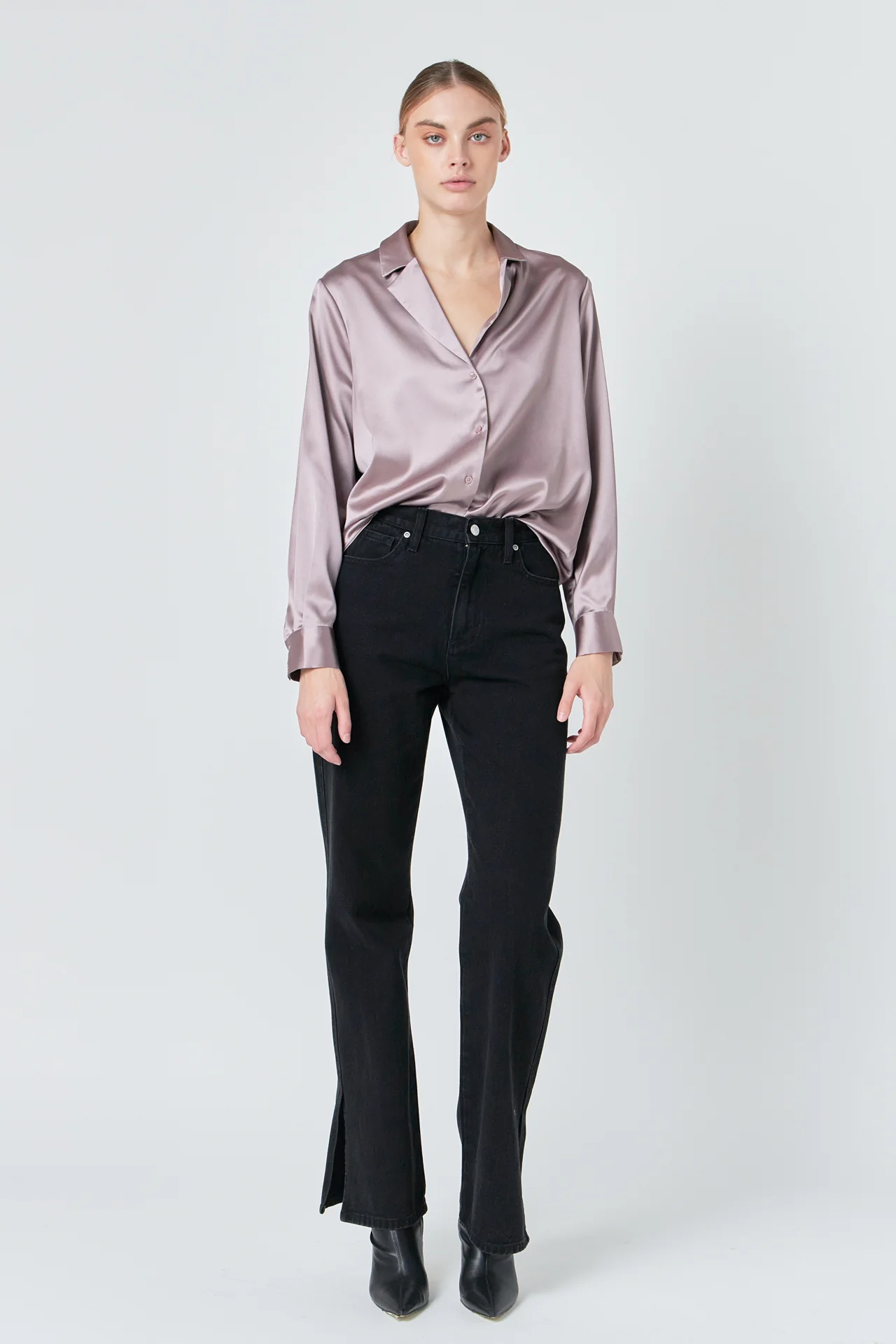 Classic Satin Over Shirt