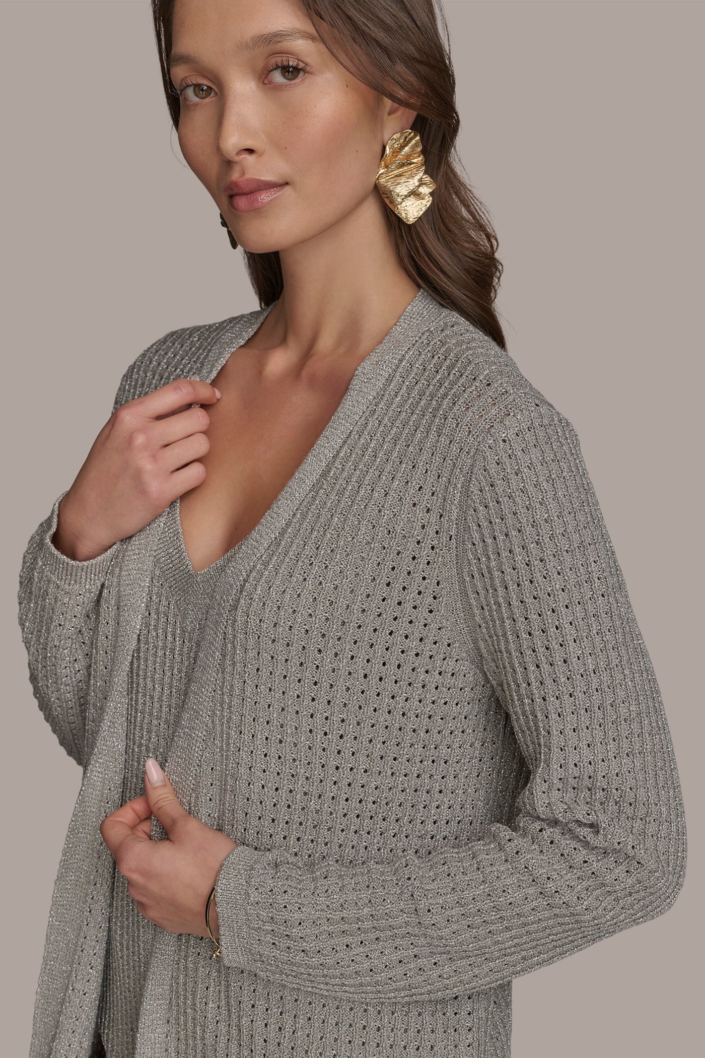 OPEN WEAVE TOP