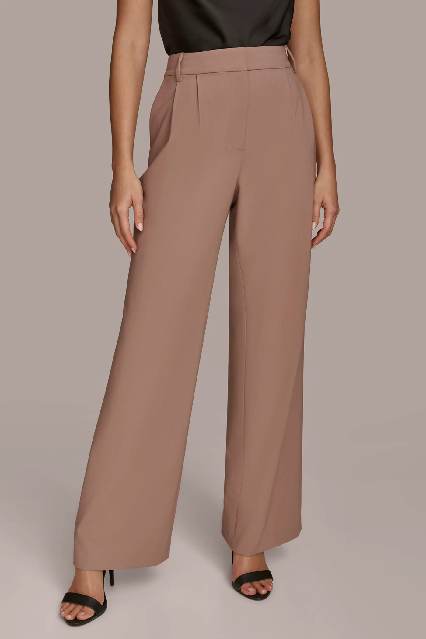 WIDE PANT WITH PLEATS