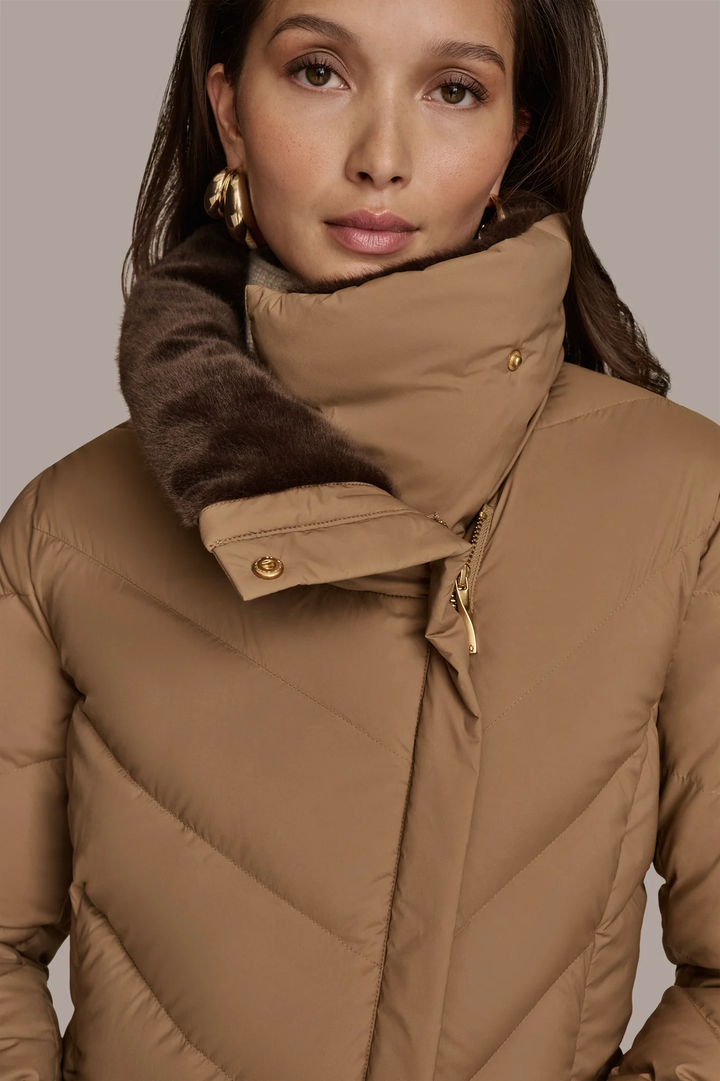 Long Down Filled Puffer Coat