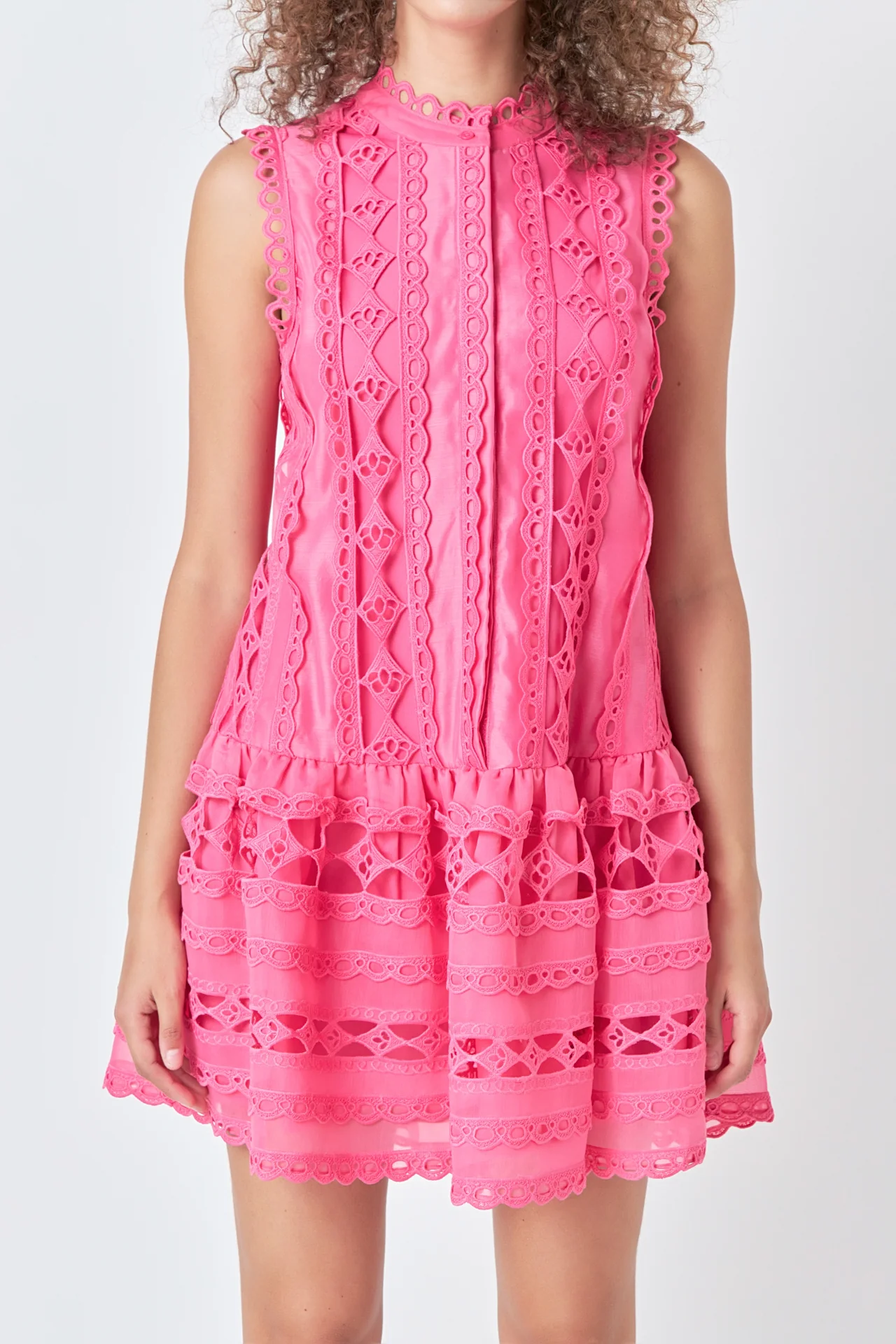 Crochet Mini Dress