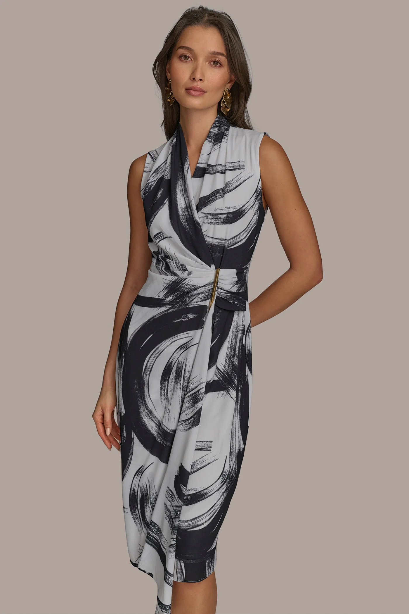 SIDE BAR A LINE DRESS