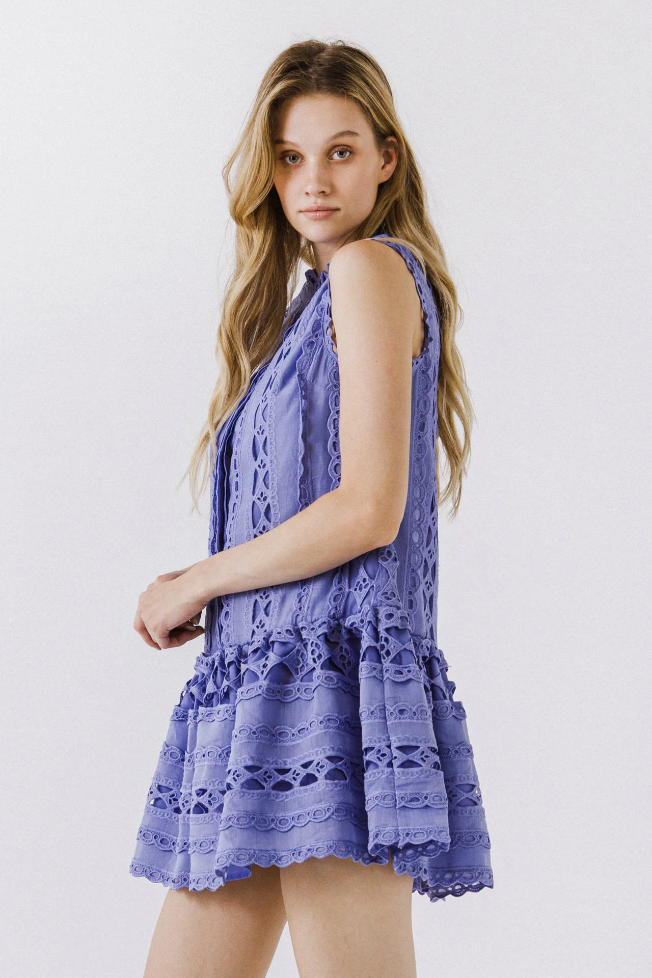 Crochet Mini Dress