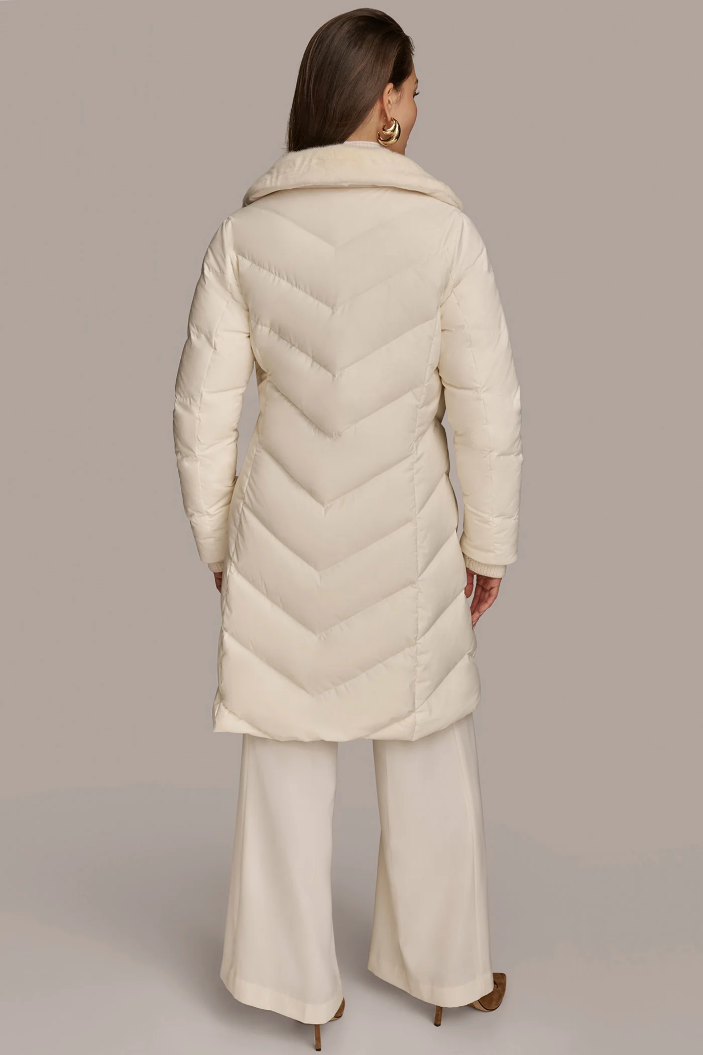 Long Down Filled Puffer Coat